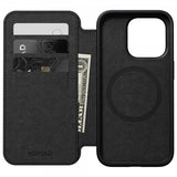Nomad iPhone 15 Pro -kotelo Modern Leather Folio, ruskea