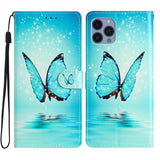 iPhone 15 Pro Kotelo Kuva Sininen Perhonen