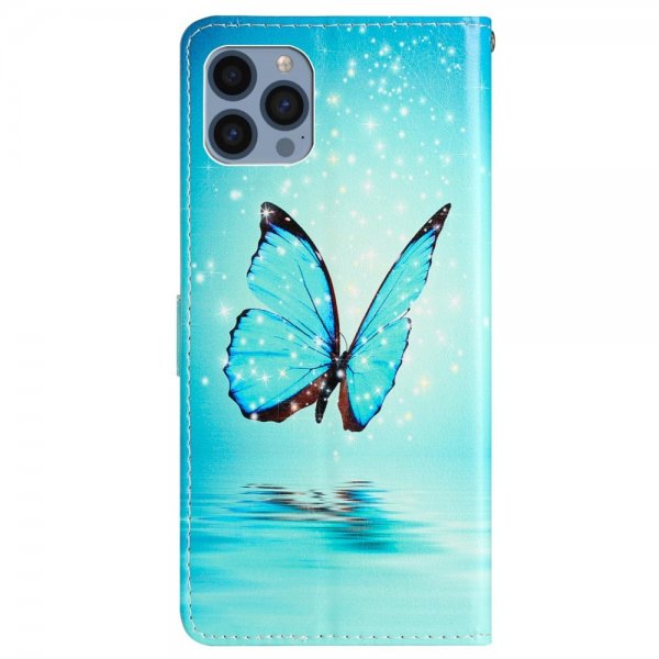iPhone 15 Pro Kotelo Kuva Sininen Perhonen