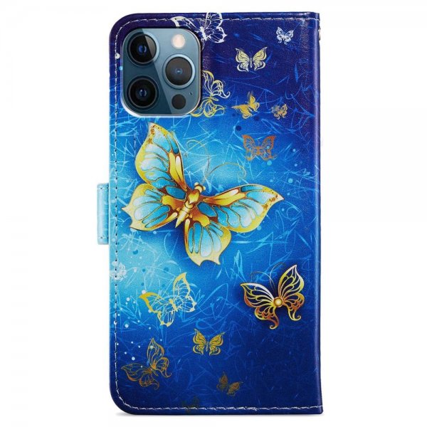 iPhone 15 Pro Kotelo Kuosi Kultainen Perhonen