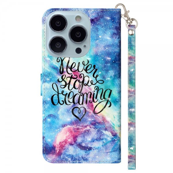 iPhone 15 Pro Kotelo Kuosi Never Stop Dreaming