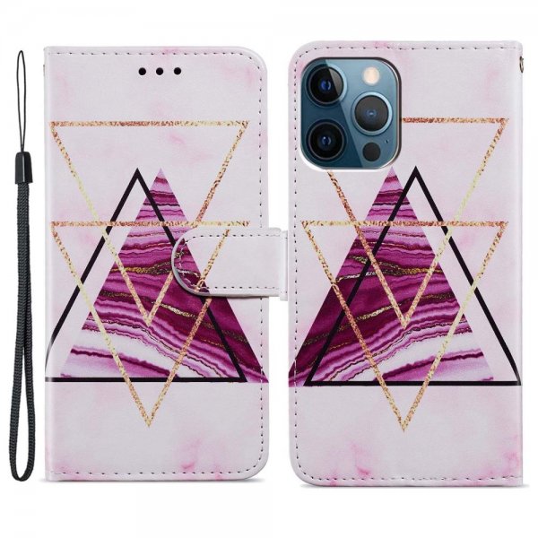 iPhone 15 Pro Kotelo Kuosi Kolmiot Marmori