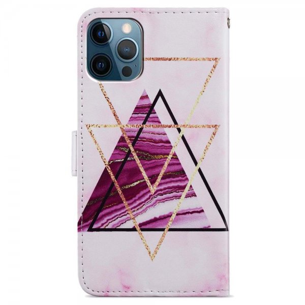 iPhone 15 Pro Kotelo Kuosi Kolmiot Marmori