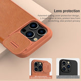 Nillkin iPhone 15 Pro -suojakuori Qin Pro -sarja Punainen