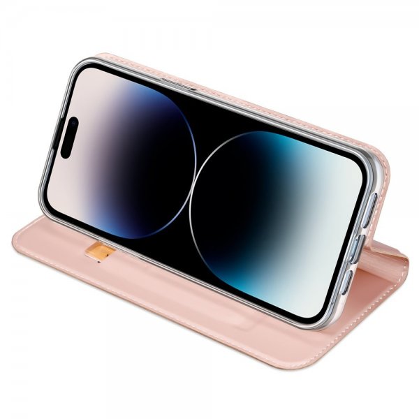 Dux Ducis iPhone 15 Pro -suojakuori Skin Pro Series, pinkki