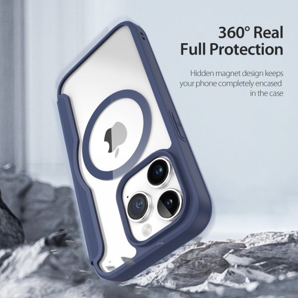 Dux Ducis iPhone 15 Pro -kotelo, Skin X Pro Series MagSafe, sininen