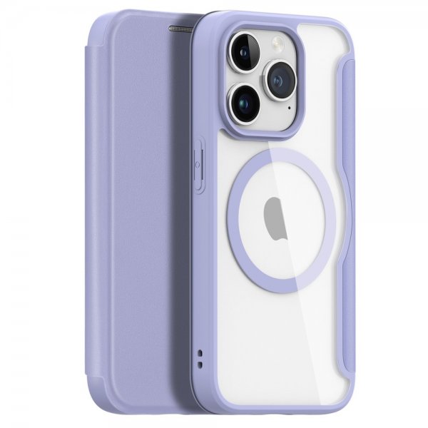 Dux Ducis iPhone 15 Pro -kotelo, Skin X Pro Series MagSafe, violetti