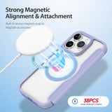 Dux Ducis iPhone 15 Pro -kotelo, Skin X Pro Series MagSafe, violetti