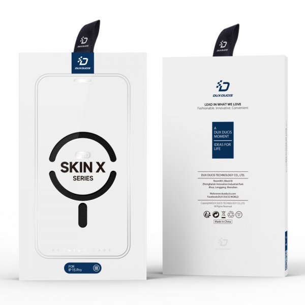 Dux Ducis iPhone 15 Pro Kotelo Skin X Pro Series MagSafe Musta