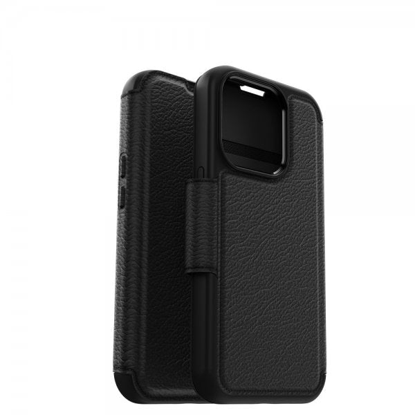 Otterbox iPhone 15 Pro -suojakuori Strada MagSafe Shadow Black