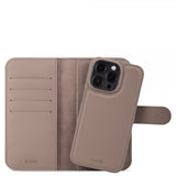 holdit iPhone 15 Pro -lompakkokotelo Magnet Plus Mocha Brown