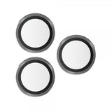 PanzerGlass iPhone 15 Pro/iPhone 15 Pro Max Kameran suojarengas Hoops Musta
