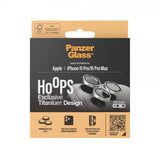 PanzerGlass iPhone 15 Pro/iPhone 15 Pro Max Kameran suojaus Hoops White Titanium