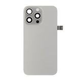iPhone 15 Pro Max Takalasi Kokonainen OEM - Luonnollinen Titaani
