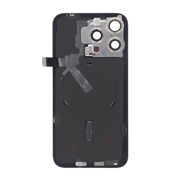iPhone 15 Pro Max Takalasi Kokonainen OEM - Luonnollinen Titaani