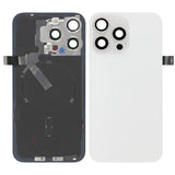 iPhone 15 Pro Max Takalasi kokonainen OEM - Titaanivalkoinen