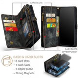 CaseMe iPhone 15 Pro Max Suojakotelo 008 Series Irrotettava Kuori Musta