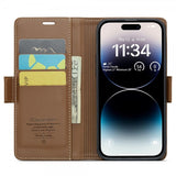 CaseMe iPhone 15 Pro Max Kuori 023-sarja Ruskea