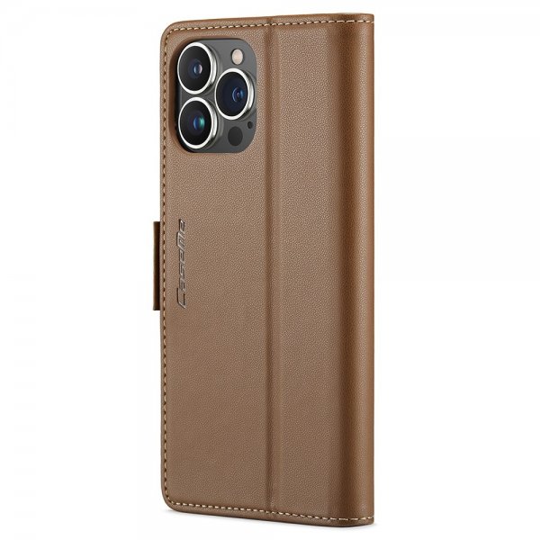 CaseMe iPhone 15 Pro Max Kuori 023-sarja Ruskea
