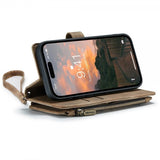 CaseMe iPhone 15 Pro Max -kotelo C30-sarja, ruskea