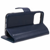Nordic Covers iPhone 15 Pro Max Essential Leather -suojakotelo, Heron Blue