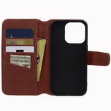 Nordic Covers iPhone 15 Pro Max -kotelo, Essential Leather, Maple Brown