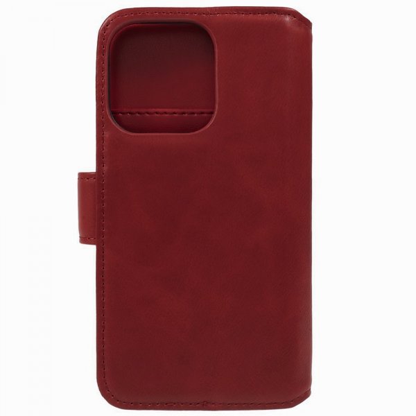 Nordic Covers iPhone 15 Pro Max Essential Leather -suojakotelo, Poppy Red