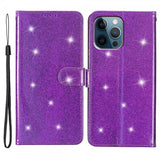 iPhone 15 Pro Max Kuori Glitter Lila