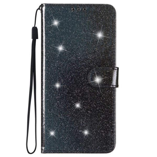 iPhone 15 Pro Max Kuori Glitter Musta