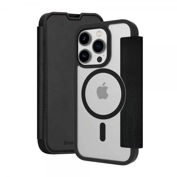 dbramante1928 iPhone 15 Pro Max Helsinki MagSafe Clear/Black -kotelo