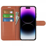 iPhone 15 Pro Max Litsi Ruskea Kotelo
