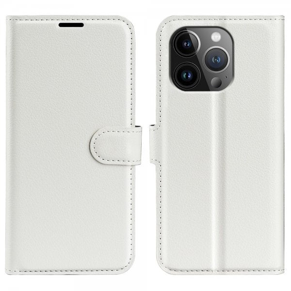 iPhone 15 Pro Max Litsi Valkoinen Kotelo