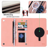 VILI iPhone 15 Pro Max -kotelo irrotettavalla kuorella, GHB Series MagSafe, pinkki