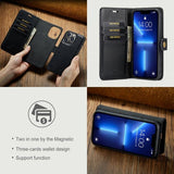 Dg.Ming iPhone 15 Pro Max Kuori irrotettavalla kuorella, musta
