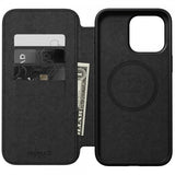 Nomad iPhone 15 Pro Max Modern Leather Folio -suojakotelo, English Tan