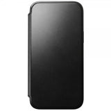 Nomad iPhone 15 Pro Max -kotelo, Modern Leather Folio, Horween, musta