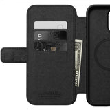Nomad iPhone 15 Pro Max -kotelo, Modern Leather Folio, Horween, musta