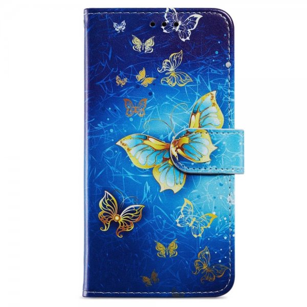 iPhone 15 Pro Max Kuori Kultainen Perhonen -kuviolla