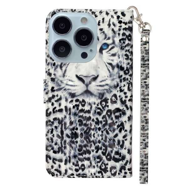 iPhone 15 Pro Max Kuori Tiikerin kuvalla, Valkoinen