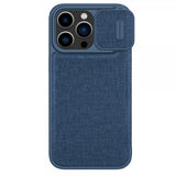 Nillkin iPhone 15 Pro Max Fodral Qin Pro Series Sininen