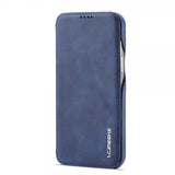 Lc.Imeeke iPhone 15 Pro Max -kotelo, retro sininen