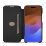 Lc.Imeeke iPhone 15 Pro Max -kotelo Retro Musta
