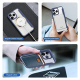 Dux Ducis iPhone 15 Pro Max Kotelo Skin X Pro Series MagSafe Sininen