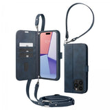 Spigen iPhone 15 Pro Max -lompakkokotelo Wallet S Pro, tummansininen