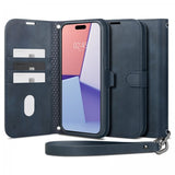 Spigen iPhone 15 Pro Max -lompakkokotelo Wallet S Pro, tummansininen