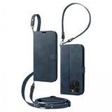 Spigen iPhone 15 Pro Max -lompakkokotelo Wallet S Pro, tummansininen