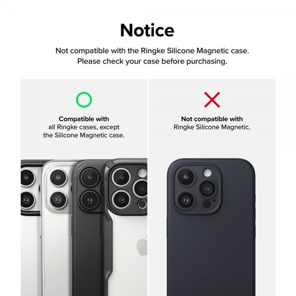 Ringke iPhone 15 Pro Max Kameran suojakehys