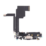 iPhone 15 Pro Max -latausliitin joustokaapelilla - musta