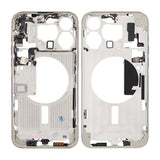 iPhone 15 Pro Max Keskirunko pienillä osilla OEM - Titaanivalkoinen