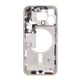 iPhone 15 Pro Max Keskirunko pienillä osilla OEM - Titaanivalkoinen